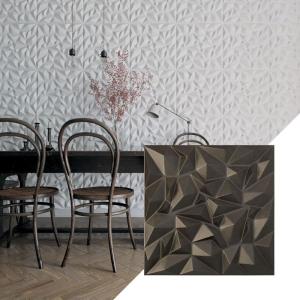 imageEkena Millwork WP20X20LTWH 19 58quotW x 19 58quotH Leto EnduraWall Decorative 3D Wall Panel Covers 267 Sq FtWeathered Steel