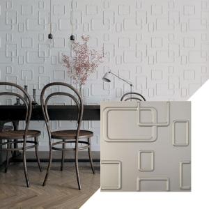imageEkena Millwork WP20X20ODWH 19 58quotW x 19 58quotH Odessa EnduraWall Decorative 3D Wall Panel Covers 267 Sq FtWhiteBright Coat Aluminum