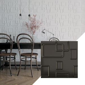 imageEkena Millwork WP20X20ODWH 19 58quotW x 19 58quotH Odessa EnduraWall Decorative 3D Wall Panel Covers 267 Sq FtWhiteMetallic Charcoal