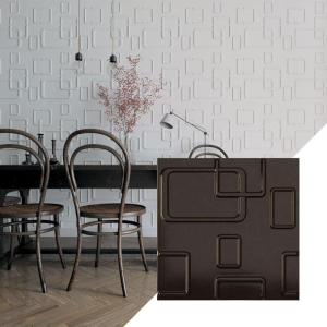 imageEkena Millwork WP20X20ODWH 19 58quotW x 19 58quotH Odessa EnduraWall Decorative 3D Wall Panel Covers 267 Sq FtWhiteUniversal Metallic Rustic Mist