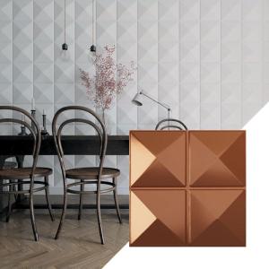 imageEkena Millwork WP20X20RIWH 19 58quotW x 19 58quotH Richmond EnduraWall Decorative 3D Wall Panel Covers 267 Sq FtBright Coat Copper