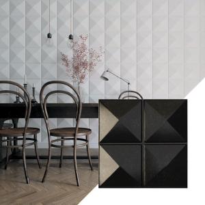 imageEkena Millwork WP20X20RIWH 19 58quotW x 19 58quotH Richmond EnduraWall Decorative 3D Wall Panel Covers 267 Sq FtTextured Metallic Galaxy