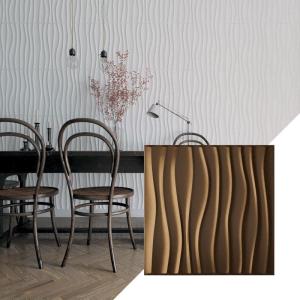 imageEkena Millwork WP20X20SOWH 19 58quotW x 19 58quotH Shoreline EnduraWall Decorative 3D Wall Panel Covers 267 Sq FtAntique Brass