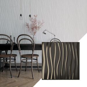 imageEkena Millwork WP20X20SOWH 19 58quotW x 19 58quotH Shoreline EnduraWall Decorative 3D Wall Panel Covers 267 Sq FtCharcoal
