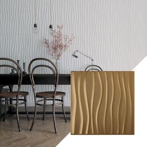 imageEkena Millwork WP20X20SOWH 19 58quotW x 19 58quotH Shoreline EnduraWall Decorative 3D Wall Panel Covers 267 Sq FtGold Rush