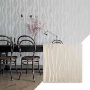 imageEkena Millwork WP20X20SOWH 19 58quotW x 19 58quotH Shoreline EnduraWall Decorative 3D Wall Panel Covers 267 Sq FtMetalic Pearl Mist