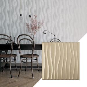 imageEkena Millwork WP20X20SOWH 19 58quotW x 19 58quotH Shoreline EnduraWall Decorative 3D Wall Panel Covers 267 Sq FtMetallic Champagne Mist