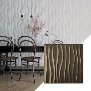 imageEkena Millwork WP20X20SOWH 19 58quotW x 19 58quotH Shoreline EnduraWall Decorative 3D Wall Panel Covers 267 Sq FtMetallic Dark Bronze