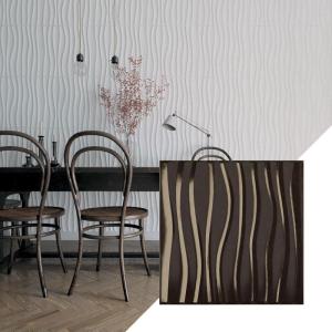 imageEkena Millwork WP20X20SOWH 19 58quotW x 19 58quotH Shoreline EnduraWall Decorative 3D Wall Panel Covers 267 Sq FtMetallic Rust Mist