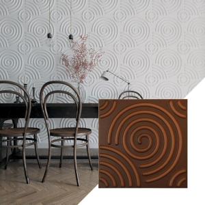imageEkena Millwork WP20X20SPWH 19 58quotW x 19 58quotH Spiral EnduraWall Decorative 3D Wall Panel Covers 267 Sq FtAged Metallic Rust