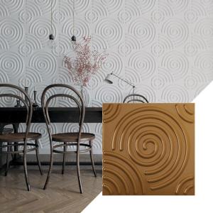 imageEkena Millwork WP20X20SPWH 19 58quotW x 19 58quotH Spiral EnduraWall Decorative 3D Wall Panel Covers 267 Sq FtVintage Gold