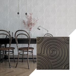 imageEkena Millwork WP20X20SPWH 19 58quotW x 19 58quotH Spiral EnduraWall Decorative 3D Wall Panel Covers 267 Sq FtWeathered Steel