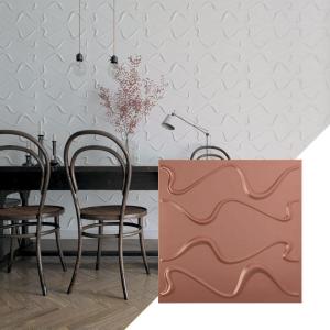 imageEkena Millwork WP20X20VEWH 19 58quotW x 19 58quotH Versailles EnduraWall Decorative 3D Wall Panel Covers 267 Sq FtChampagne Pink