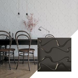 imageEkena Millwork WP20X20VEWH 19 58quotW x 19 58quotH Versailles EnduraWall Decorative 3D Wall Panel Covers 267 Sq FtCharcoal