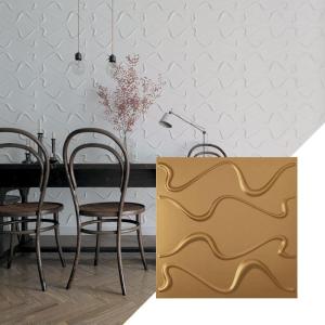 imageEkena Millwork WP20X20VEWH 19 58quotW x 19 58quotH Versailles EnduraWall Decorative 3D Wall Panel Covers 267 Sq FtGold