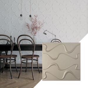 imageEkena Millwork WP20X20VEWH 19 58quotW x 19 58quotH Versailles EnduraWall Decorative 3D Wall Panel Covers 267 Sq FtMetallic Silver