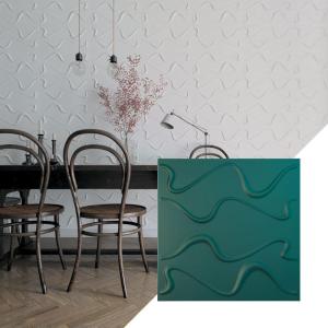 imageEkena Millwork WP20X20VEWH 19 58quotW x 19 58quotH Versailles EnduraWall Decorative 3D Wall Panel Covers 267 Sq FtSatin Lagoon