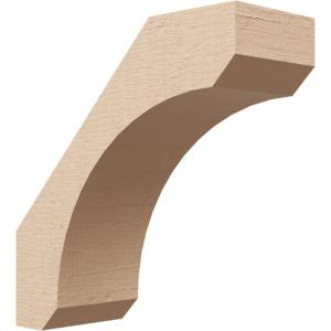 imageTimberthane Rough Cedar Faux Wood Legacy Knee Brace 3quotW x 8quotD x 8quotH Primed Tan3W x 8D x 8H