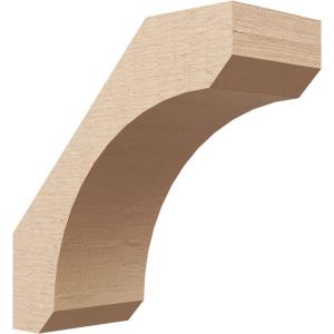 imageTimberthane Rough Cedar Faux Wood Legacy Knee Brace 3quotW x 8quotD x 8quotH Primed Tan5W x 12D x 12H