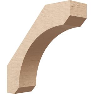 imageTimberthane Rough Cedar Faux Wood Legacy Knee Brace 3quotW x 8quotD x 8quotH Primed Tan5W x 18D x 18H