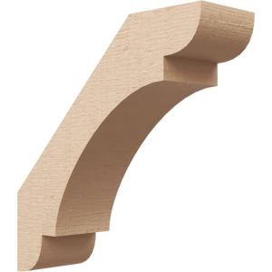 imageTimberthane Rough Cedar Faux Wood Olympic Knee Brace 3quotW x 12quotD x 12quotH Primed Tan3W x 10D x 10H
