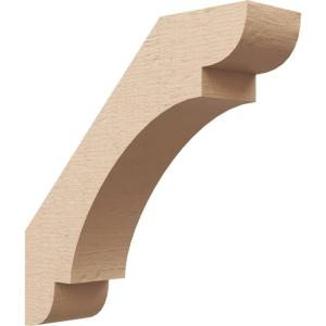 imageTimberthane Rough Cedar Faux Wood Olympic Knee Brace 3quotW x 12quotD x 12quotH Primed Tan3W x 12D x 12H