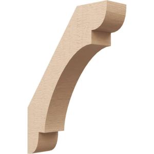 imageTimberthane Rough Cedar Faux Wood Olympic Knee Brace 3quotW x 12quotD x 12quotH Primed Tan3W x 12D x 16H