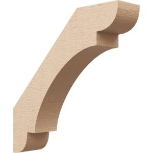 imageTimberthane Rough Cedar Faux Wood Olympic Knee Brace 3quotW x 12quotD x 12quotH Primed Tan3W x 14D x 14H