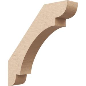 imageTimberthane Rough Cedar Faux Wood Olympic Knee Brace 3quotW x 12quotD x 12quotH Primed Tan3W x 16D x 16H