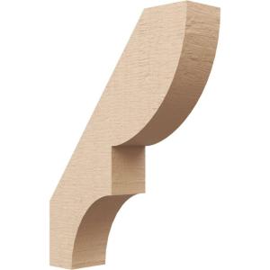 imageTimberthane Rough Cedar Faux Wood Ridgewood Knee Brace 3quotW x 10quotD x 14quotH Primed Tan3W x 12D x 16H