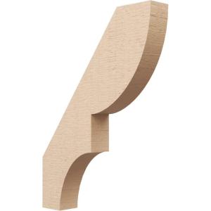 imageTimberthane Rough Cedar Faux Wood Ridgewood Knee Brace 3quotW x 10quotD x 14quotH Primed Tan3W x 18D x 24H