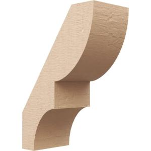 imageTimberthane Rough Cedar Faux Wood Ridgewood Knee Brace 3quotW x 10quotD x 14quotH Primed Tan5W x 10D x 14H