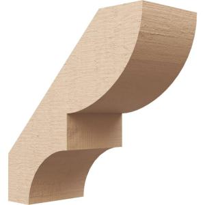 imageTimberthane Rough Cedar Faux Wood Ridgewood Knee Brace 3quotW x 10quotD x 14quotH Primed Tan5W x 12D x 12H