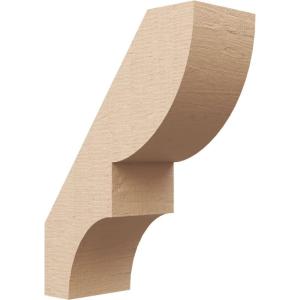 imageTimberthane Rough Cedar Faux Wood Ridgewood Knee Brace 3quotW x 10quotD x 14quotH Primed Tan5W x 12D x 16H