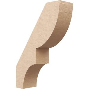 imageTimberthane Rough Cedar Faux Wood Ridgewood Knee Brace 3quotW x 10quotD x 14quotH Primed Tan5W x 16D x 22H