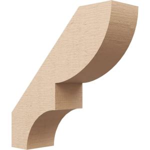 imageTimberthane Rough Cedar Faux Wood Ridgewood Knee Brace 3quotW x 10quotD x 14quotH Primed Tan5W x 18D x 18H