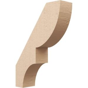 imageTimberthane Rough Cedar Faux Wood Ridgewood Knee Brace 3quotW x 10quotD x 14quotH Primed Tan5W x 18D x 24H