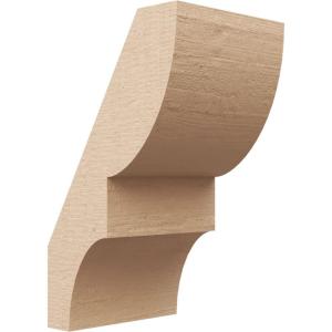 imageTimberthane Rough Cedar Faux Wood Ridgewood Knee Brace 3quotW x 10quotD x 14quotH Primed Tan5W x 6D x 10H