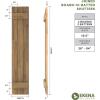 image10 12quotW x 36quotH Americraft Three Board 2 Batten Exterior Real Wood Joined BoardnBatten Shutters Per Pair Unfinished