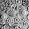image11 78quotOD x 3 58quotID x 78quotP Helene Ceiling Medallion Fits Canopies up to 5 14quotAthenian Green Flat Finish