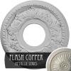image11 78quotOD x 3 58quotID x 78quotP Helene Ceiling Medallion Fits Canopies up to 5 14quotFlash Copper Metallic Series
