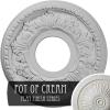 image11 78quotOD x 3 58quotID x 78quotP Helene Ceiling Medallion Fits Canopies up to 5 14quotPot of Cream Flat Finish