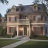 image12quotW x 35quotH Americraft Two Equal Louver Exterior Real Wood Shutters Per Pair Unfinished