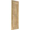 image12quotW x 35quotH Americraft Two Equal Raised Panel Exterior Real Wood Shutters Per Pair Unfinished