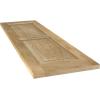 image12quotW x 35quotH Americraft Two Equal Raised Panel Exterior Real Wood Shutters Per Pair Unfinished