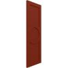 image12quotW x 37quotH True Fit PVC Center Circle Arts ampamp Crafts Fixed Mount Shutters Pepper Red Per Pair  Hardware Not Included