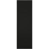 image15quotW x 36quotH True Fit PVC Horizontal Slat Framed Modern Style Fixed Mount Shutters Black Per Pair  Hardware Not Included