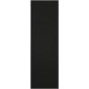 image15quotW x 36quotH True Fit PVC Single Panel Chevron Modern Style Fixed Mount Shutters Black Per Pair  Hardware Not Included