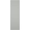 image15quotW x 36quotH True Fit PVC Two Equal Raised Panel Shutters Hailstorm Gray Per Pair  Hardware Not Included