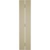 imageEkena Millwork 11 12quotW x 62quotH Rustic Two Board Spaced BoardnBatten Rough Cedar Faux Wood Shutters Per Pair Primed Tan